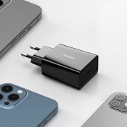 Зарядное устройство Baseus Speed Mini USB-C, 20W 3A - Черный (CCFS-SN01)