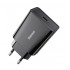Зарядное устройство Baseus Speed Mini USB-C, 20W 3A - Черный (CCFS-SN01) Зарядное устройство Baseus Speed Mini USB-C, 20W 3A - Черный (CCFS-SN01)