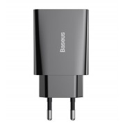 Зарядное устройство Baseus Speed Mini USB-C, 20W 3A - Черный (CCFS-SN01)