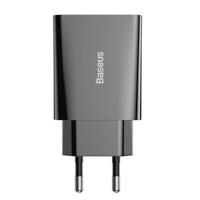 Зарядное устройство Baseus Speed Mini USB-C, 20W 3A - Черный (CCFS-SN01) Зарядное устройство Baseus Speed Mini USB-C, 20W 3A - Черный (CCFS-SN01)