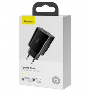 Зарядное устройство Baseus Speed Mini USB-C, 20W 3A - Черный (CCFS-SN01)