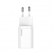 Зарядное устройство Baseus Super Si USB-C, 3A, 25W - Белый (CCSP020102)