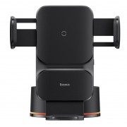 Держатель Baseus QI 15W (CGZX000101) - Black