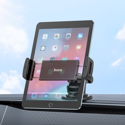 Автомобильный держатель Hoco CA120 prospering center console car holder for tablets - Black Автомобильный держатель Hoco CA120 prospering center console car holder for tablets - Black