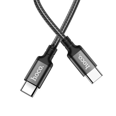 Кабель hoco X14 Double speed 60W charging data cable Type-C to Type-C (L=1M) - Black Кабель hoco X14 Double speed 60W charging data cable Type-C to Type-C (L=1M) - Black