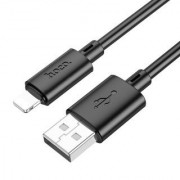 Кабель HOCO X88 gratified charging data cable for IP (packaged) - Black