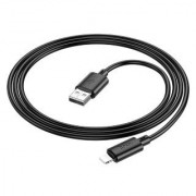 Кабель HOCO X88 gratified charging data cable for IP (packaged) - Black