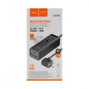 Сетевой фильтр HOCO AC9A talent PD30W (1C2A with 1socket) desktop charger(EU) - Черный