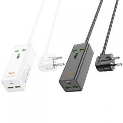 Сетевой фильтр HOCO AC9A talent PD30W (1C2A with 1socket) desktop charger(EU) - Черный Сетевой фильтр HOCO AC9A talent PD30W (1C2A with 1socket) desktop charger(EU) - Черный