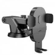 Держатель HOCO H19 mighty one-button car holder (center console) - Черный