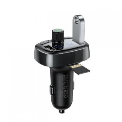 FM-трансмиттер BASEUS T shaped S-09 car bluetooth MP3 player CCMT000301 - Черный FM-трансмиттер BASEUS T shaped S-09 car bluetooth MP3 player CCMT000301 - Черный