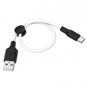 Кабель Hoco X21 Plus Silicone charging cable for Type-C(L=0.25M) - Black, White