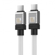 Кабель BASEUS CAKW000202 coolplay series fast charging cable type-c to type-c 100W 1m - Белый