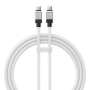 Кабель BASEUS CAKW000202 coolplay series fast charging cable type-c to type-c 100W 1m - Белый