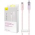 Кабель BASEUS explorer series fast charging cable with smart temperature control type-c to ip 20w 1m - Pink (CATS010204) Кабель BASEUS explorer series fast charging cable with smart temperature control type-c to ip 20w 1m - Pink (CATS010204)