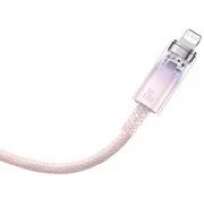 Кабель BASEUS explorer series fast charging cable with smart temperature control type-c to ip 20w 1m - Pink (CATS010204) Кабель BASEUS explorer series fast charging cable with smart temperature control type-c to ip 20w 1m - Pink (CATS010204)