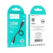 Кабель Hoco X96 Hyper PD charging data cable (T.C to IP) (L=0.25) - Черный