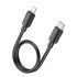 Кабель Hoco X96 Hyper PD charging data cable (T.C to IP) (L=0.25) - Черный Кабель Hoco X96 Hyper PD charging data cable (T.C to IP) (L=0.25) - Черный