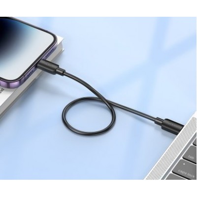 Кабель Hoco X96 Hyper PD charging data cable (T.C to IP) (L=0.25) - Черный Кабель Hoco X96 Hyper PD charging data cable (T.C to IP) (L=0.25) - Черный