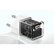 Сетевой адаптер Baseus GaN5 Fast Charger(mini) 1C 30W EU (CCGN070502) - Белый