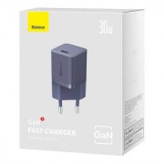 Сетевой адаптер Baseus GaN5 Fast Charger(mini) 1C 30W EU (CCGN070705) - Фиолетовый