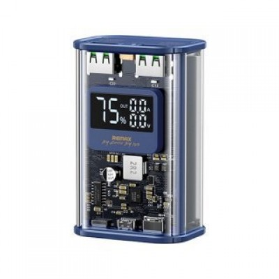 Power Bank Remax Cybo series 20W+22.5W PD+QC Punk-style fast charging RPP-570 - Синий Power Bank Remax Cybo series 20W+22.5W PD+QC Punk-style fast charging RPP-570 - Синий