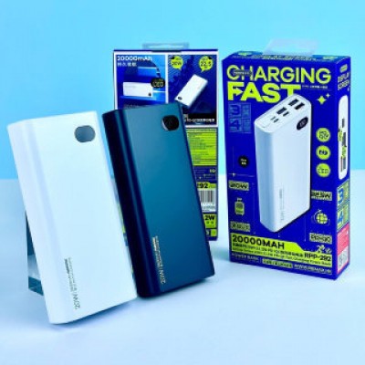Power Bank Remax RPP-292 Gallop Series 20W+22.5W PD+QC Fast charging 20000mAh - Белый Power Bank Remax RPP-292 Gallop Series 20W+22.5W PD+QC Fast charging 20000mAh - Белый