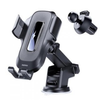 Держатель автомобильный Remax 15W Smart wireless charging electric car holder RM-C31 - Black Держатель автомобильный Remax 15W Smart wireless charging electric car holder RM-C31 - Black