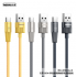 Кабель Remax Infinity series 120W zinc alloy braided fast charging data cable RC-C103 A-C - Gold Кабель Remax Infinity series 120W zinc alloy braided fast charging data cable RC-C103 A-C - Gold