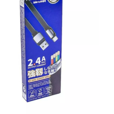 Кабель Remax Platinum pro series 2.4A Data cable RC-154a Type-c - Black Кабель Remax Platinum pro series 2.4A Data cable RC-154a Type-c - Black