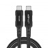 Кабель Acefast C4-03 Type-C to Type-C 100W aluminum alloy charging data cable - Black Кабель Acefast C4-03 Type-C to Type-C 100W aluminum alloy charging data cable - Black