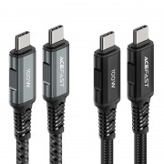 Кабель Acefast C4-03 Type-C to Type-C 100W aluminum alloy charging data cable - Black