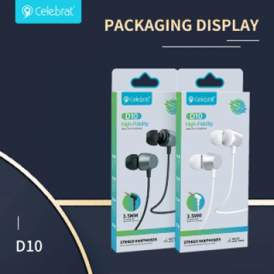 Наушники Celebrat D10 - White Наушники Celebrat D10 - White
