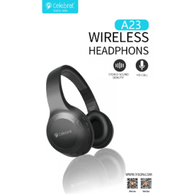 Наушники Celebrat A23 - Black Наушники Celebrat A23 - Black