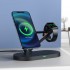 Держатель с беспроводной зарядкой Acefast E9 desktop 3-in-1 wireless charging holder - Black Держатель с беспроводной зарядкой Acefast E9 desktop 3-in-1 wireless charging holder - Black