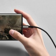 Кабель BASEUS tungsten gold fast charging data cable USB to type-c 100w 1m - Black (CAWJ000001)