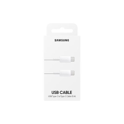 Кабель Samsung USB-C to USB-C Cable 5A (1m) White Кабель Samsung USB-C to USB-C Cable 5A (1m) White