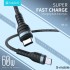 Кабель Celebrat HB-12 Super Fast Charge Cable Type-c to Type-c 1.2m - Black Кабель Celebrat HB-12 Super Fast Charge Cable Type-c to Type-c 1.2m - Black