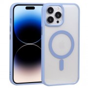 Чехол Dfans design matte smooth+magsafe для iPhone 14 Plus - Blue