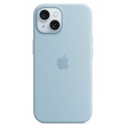 Чехол для iphone 13pro 6.1 Silicone Case Magsafe - Light Blue