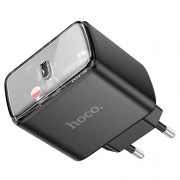 Сетевой адаптер HOCO CS41A Smart Single Port PD35W Charger(EU) - Black