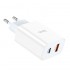 Сетевой адаптер hoco C97A PD20W+QC3.0 charger (EU) - White Сетевой адаптер hoco C97A PD20W+QC3.0 charger (EU) - White