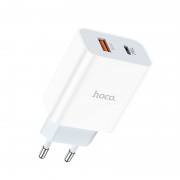 Сетевой адаптер hoco C97A PD20W+QC3.0 charger (EU) - White