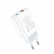 Сетевой адаптер hoco C97A PD20W+QC3.0 charger (EU) - White