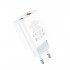 Сетевой адаптер hoco C97A PD20W+QC3.0 charger (EU) - White Сетевой адаптер hoco C97A PD20W+QC3.0 charger (EU) - White