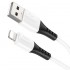 Кабель Hoco X82 iP silicone charging data cable - White Кабель Hoco X82 iP silicone charging data cable - White
