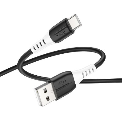 Кабель Hoco X82 Type-C silicone charging data cable - Black Кабель Hoco X82 Type-C silicone charging data cable - Black