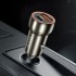 Автомобильное зарядное устройство Hoco Z46A Blue whale PD20W+QC3.0 car charger - Metal gray Автомобильное зарядное устройство Hoco Z46A Blue whale PD20W+QC3.0 car charger - Metal gray