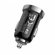 Автомобильное ЗУ hoco Z44 Leading PD20W+QC3.0 car charger - Black