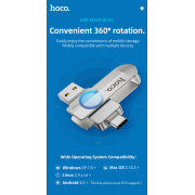 Флеш-накопитель USB 3.0 hoco UD10 16GB Type-C